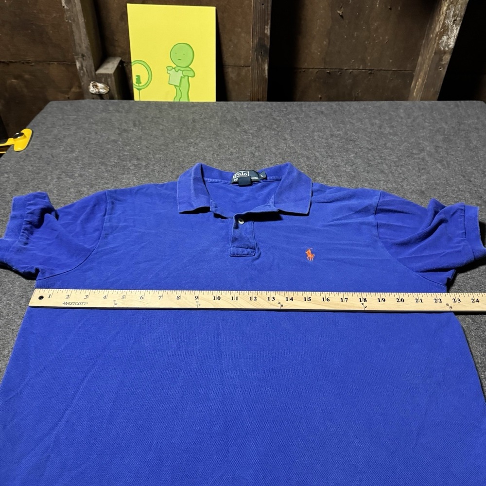VTG 90s Polo Ralph Lauren Mens Polo Short Sleeve Shirt Mens L Preppy Golf Retro - Picture 6 of 7